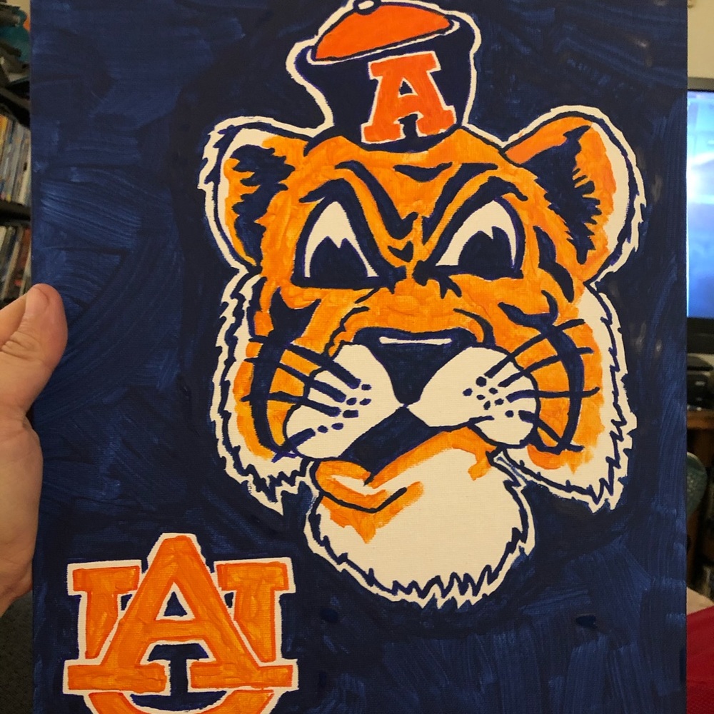Auburn Tigers painting